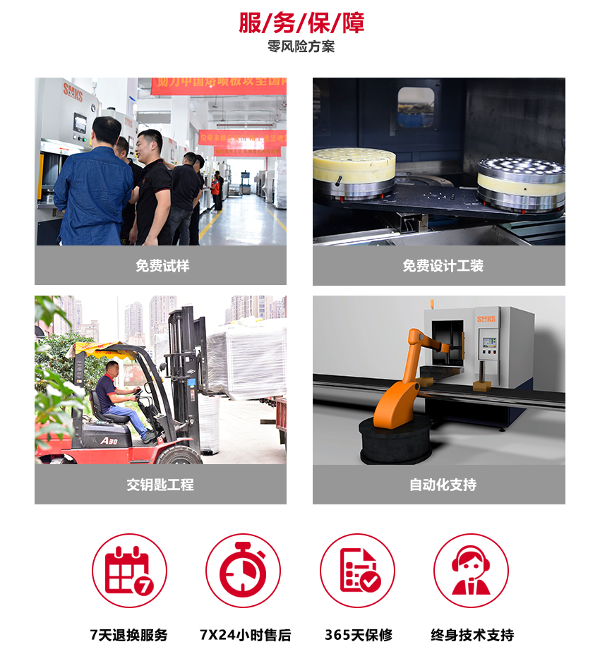 輕松完成鏡面拋光：斯曼克磨粒流拋光設(shè)備，可讓工件拋光面粗糙度在原有基礎(chǔ)上，提升3個(gè)等級(jí)或以上。 去毛刺徹底、均勻：斯曼克磨粒流<a href='http://jinchengle.cn' target='_blank'><u>去毛刺機(jī)</u></a>，通過(guò)軟性磨料物理研磨，切削力大，去毛刺效果徹底，均勻。 公差影響只有1-2um：斯曼克磨粒流設(shè)備，具有極高的精密性，光整作業(yè)后，對(duì)工件公差影響只有1-2um。